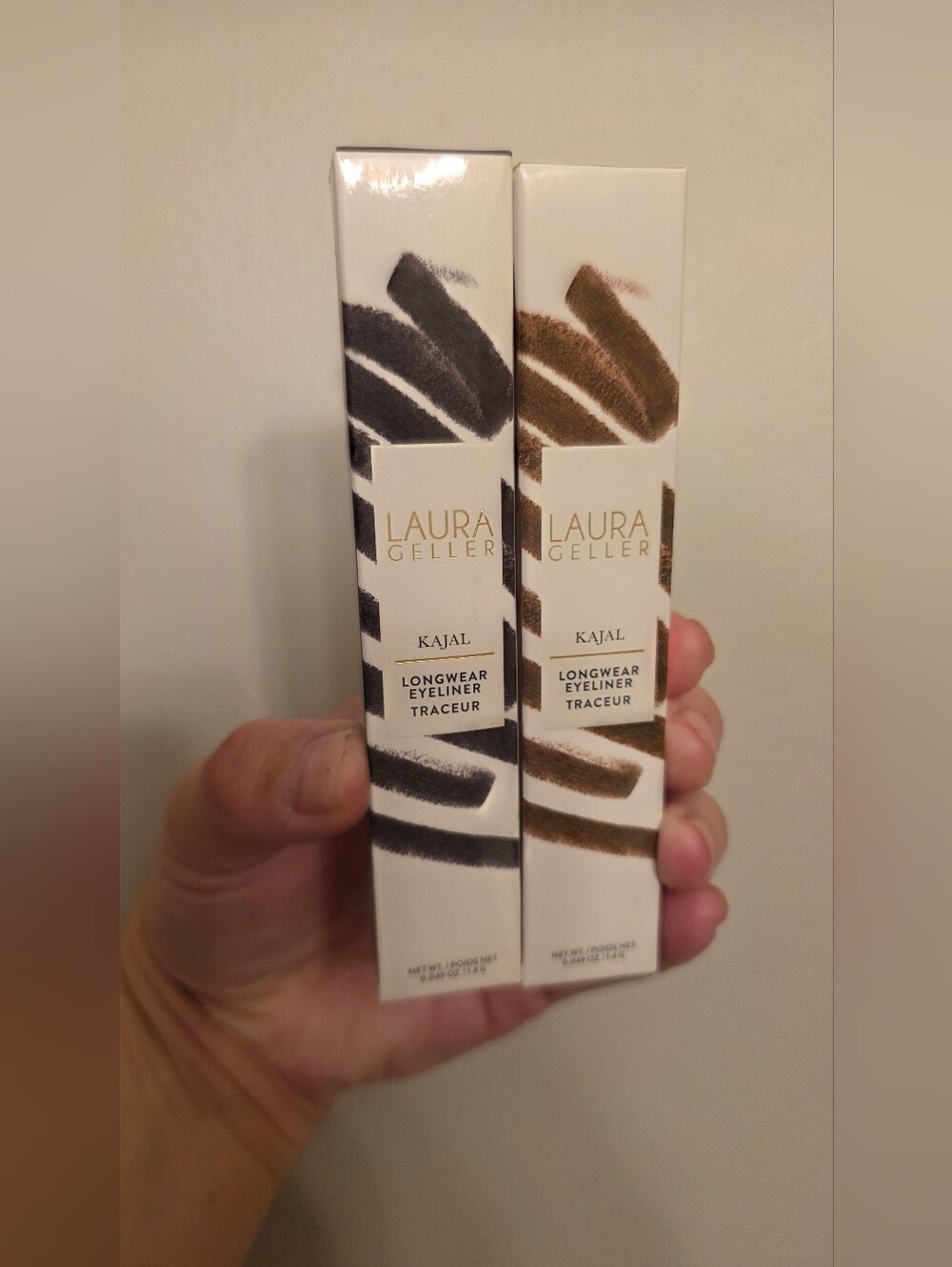 NIB Laura Geller Kajal Longwear Eyeliner Duo Set – Black & Brown